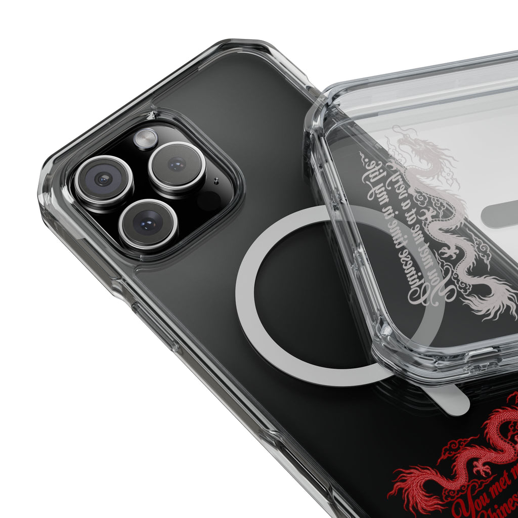 Magnetic Clear Impact Case – "You Met Me at a Very Chinese Time in My Life"