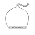 Adjustable Flat Bar Bracelet (Engraving)