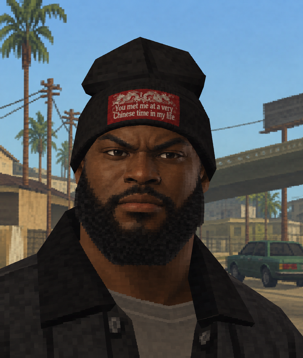 Embroidered Dragon Knit Beanie – "You Met Me at a Very Chinese Time in My Life"