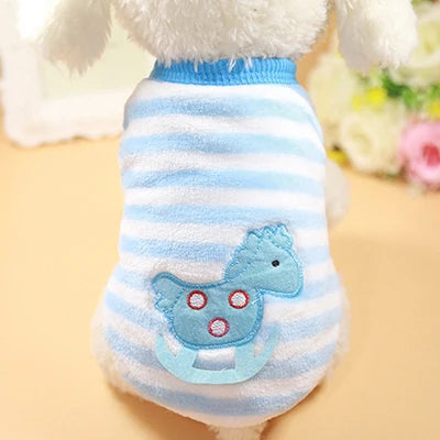 Gilet Polaire pour Petit Chien et Chat – Vêtement Chaud et Doux pour l’Automne et l’Hiver