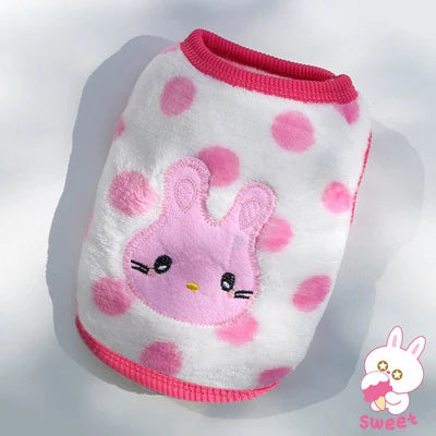 Gilet Polaire pour Petit Chien et Chat – Vêtement Chaud et Doux pour l’Automne et l’Hiver