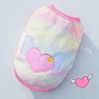 Gilet Polaire pour Petit Chien et Chat – Vêtement Chaud et Doux pour l’Automne et l’Hiver