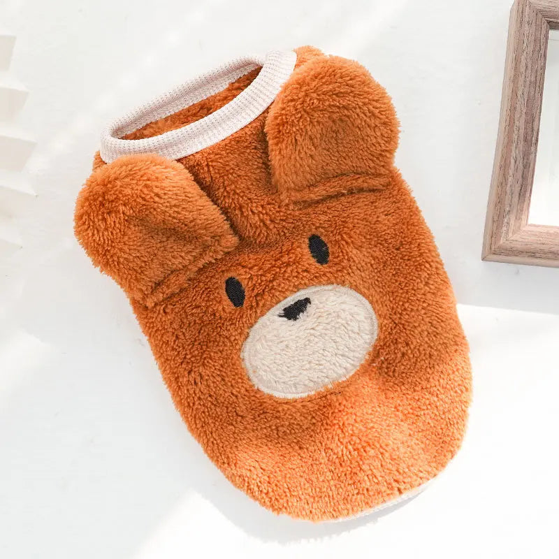Gilet Polaire pour Petit Chien et Chat – Vêtement Chaud et Doux pour l’Automne et l’Hiver