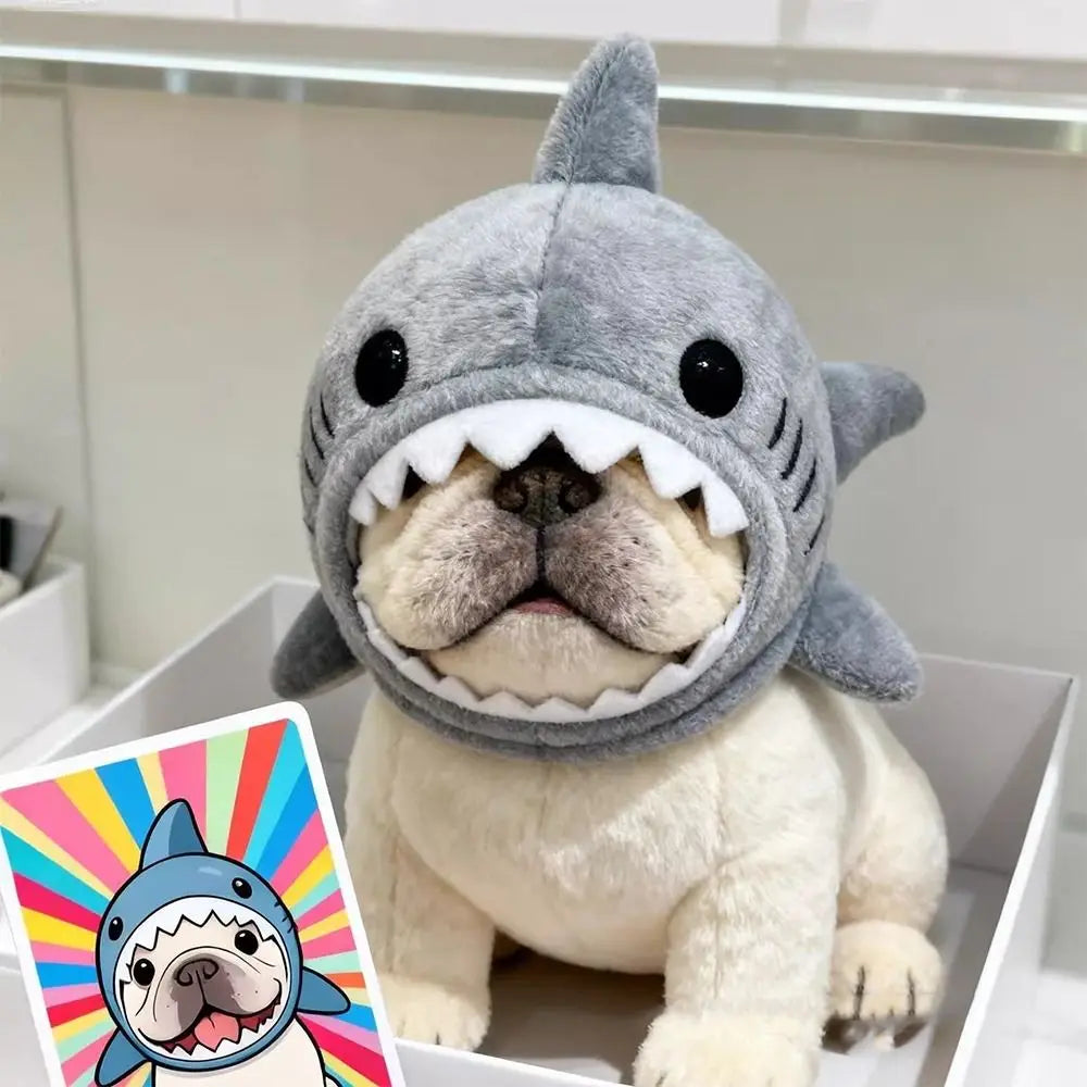 Serre-Tête Requin pour Chat et Chien – Accessoire en Peluche Douce