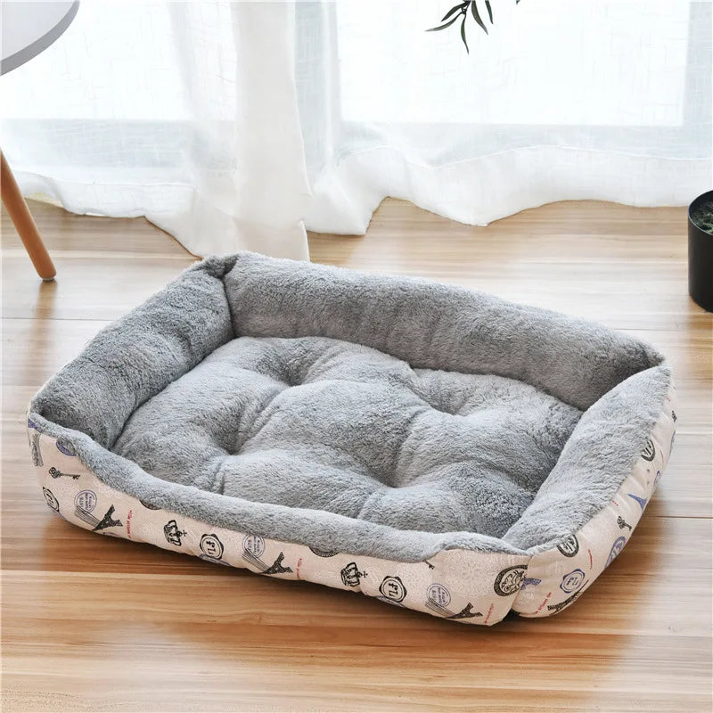 Lit pour chien et chat confortable et lavable