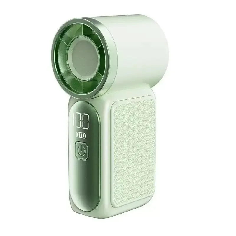 Handheld Mini Fan 5 Speed Adjust Type C Rechargeable Portable Fan Desktop Fan Outdoor Use