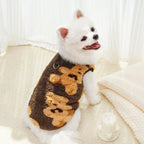 Manteau en Flanelle pour Chien et Chat – Vêtement Chaud pour l’Hiver, du Petit au Grand Gabarit