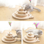 Jouet Interactif en Bois pour Chat