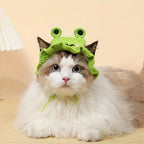 Bonnet floral pour chat et petit chien – Accessoire léger et confortable pour animaux