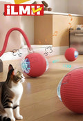 Balle interactive automatique pour chat – Jouet roulant rechargeable pour stimuler l'activité et l'instinct de chasse