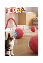 Balle interactive automatique pour chat – Jouet roulant rechargeable pour stimuler l'activité et l'instinct de chasse