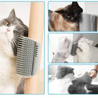 Brosse Murale de Massage et de Toilettage pour Chat