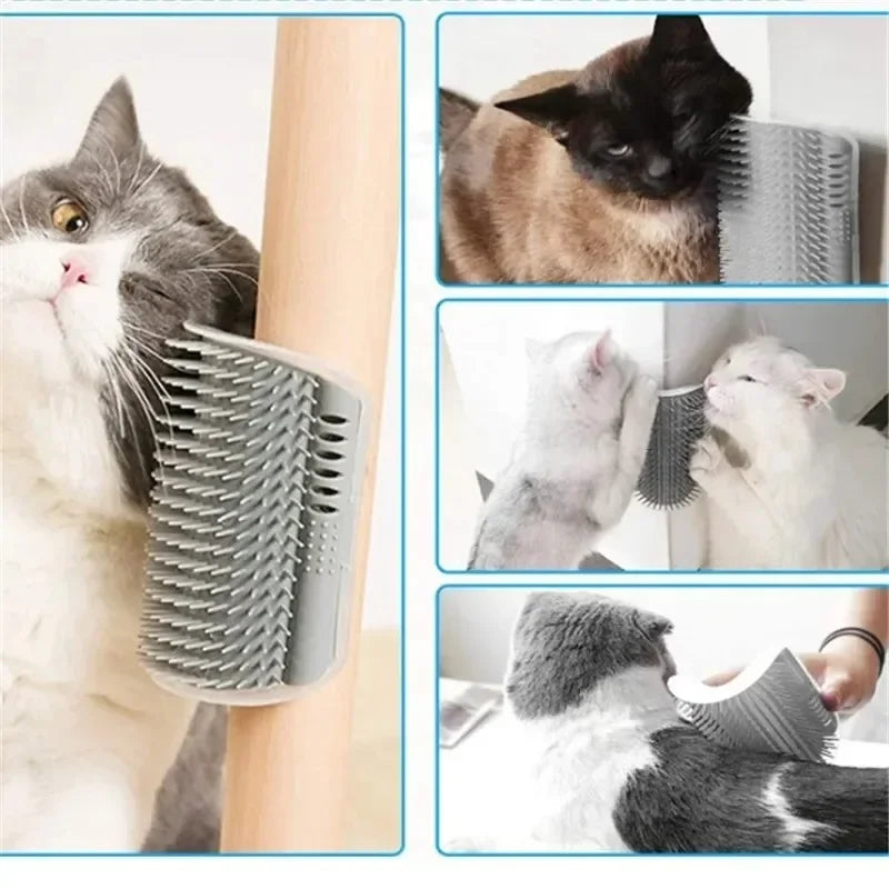 Brosse Murale de Massage et de Toilettage pour Chat