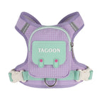 Harnais Réfléchissant avec Sac à Dos pour Chien et Chat – Gilet Ajustable avec Laisse