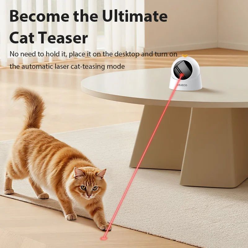 Jouet Laser Interactif pour Chat – Jouet Électronique de Stimulation et d’Activité Physique avec Batterie Intégrée