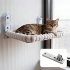 Hamac de fenêtre pour chat avec ventouses renforcées – Perchoir suspendu pour observation et repos