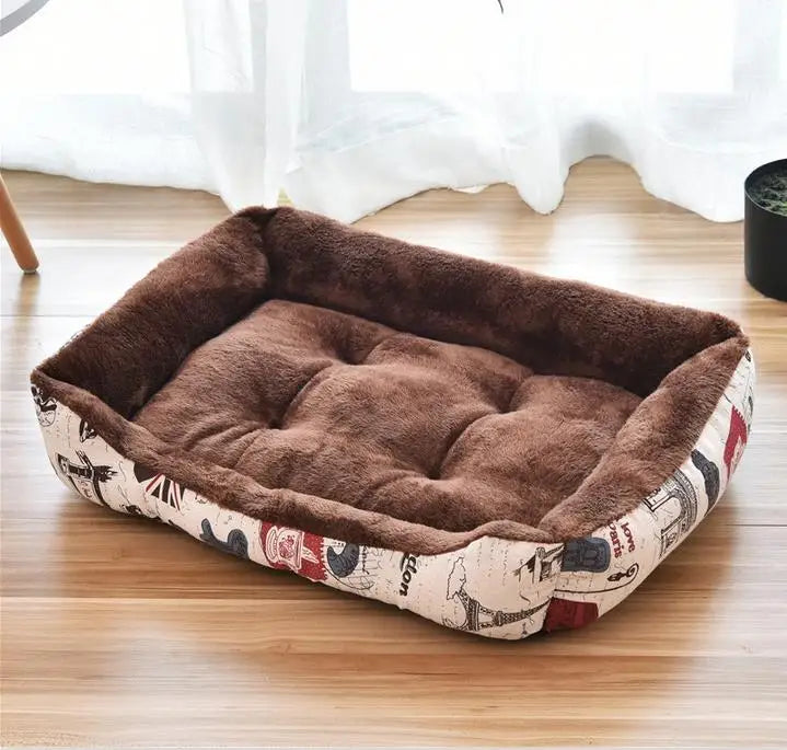 Lit pour chien et chat confortable et lavable