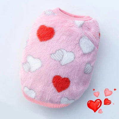 Gilet Polaire pour Petit Chien et Chat – Vêtement Chaud et Doux pour l’Automne et l’Hiver