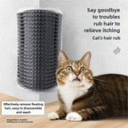 Brosse Murale de Massage et de Toilettage pour Chat