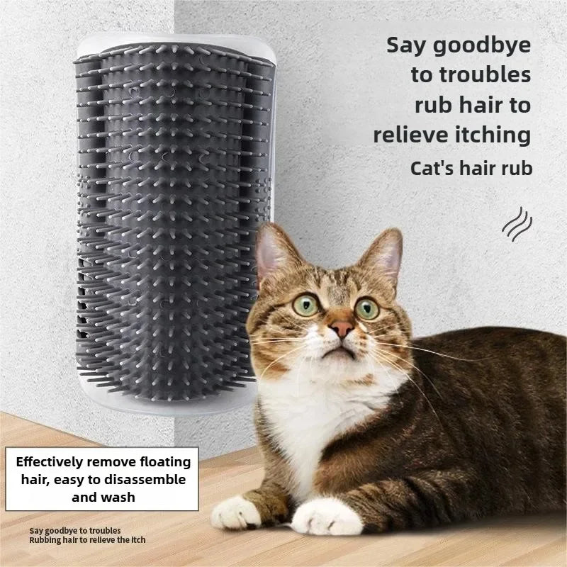 Brosse Murale de Massage et de Toilettage pour Chat