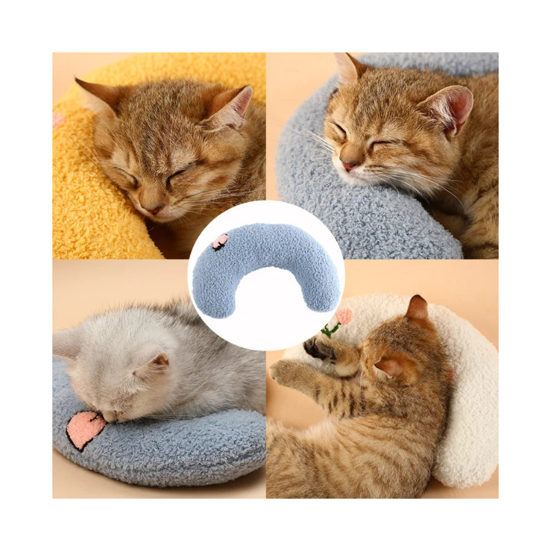 Petit coussin pour chat et petit chien – U-Shaped, doux et confortable