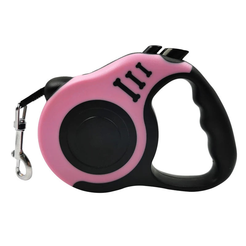 Laisse Rétractable pour Chien et Chat – 3 m ou 5 m