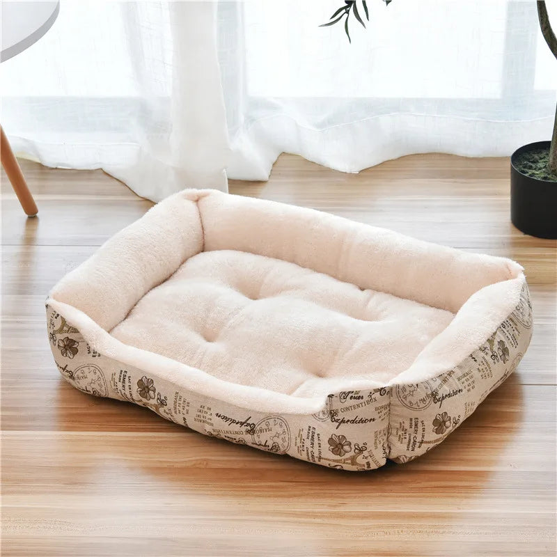 Lit pour chien et chat confortable et lavable