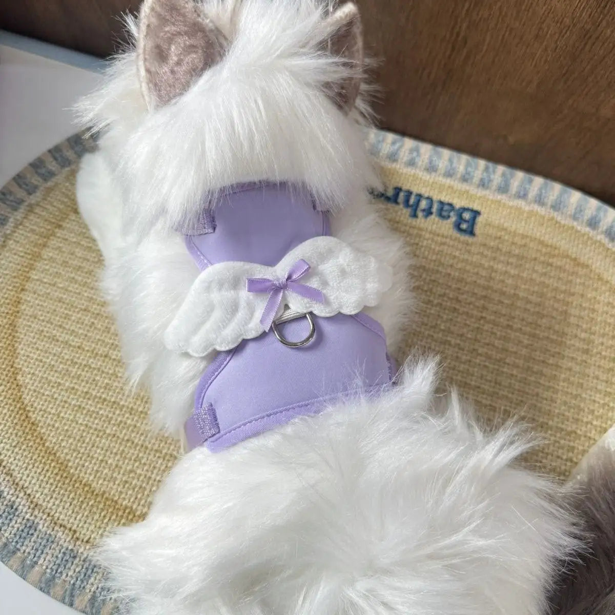 Harnais gilet pour chat en velours et nylon – Confortable et ajusté pour toutes les saisons