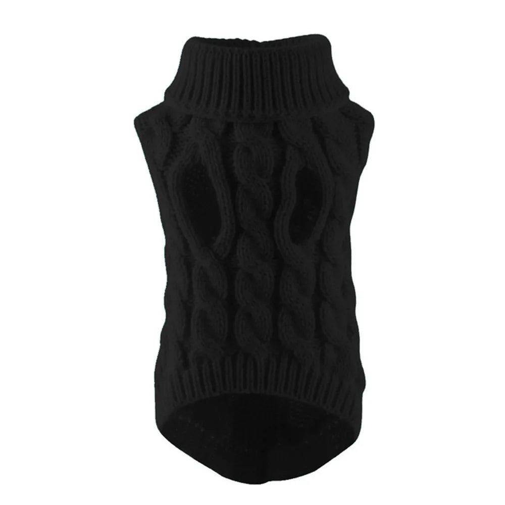 Pull chaud tricoté pour petit chien – Vêtement confortable pour l’automne et l’hiver