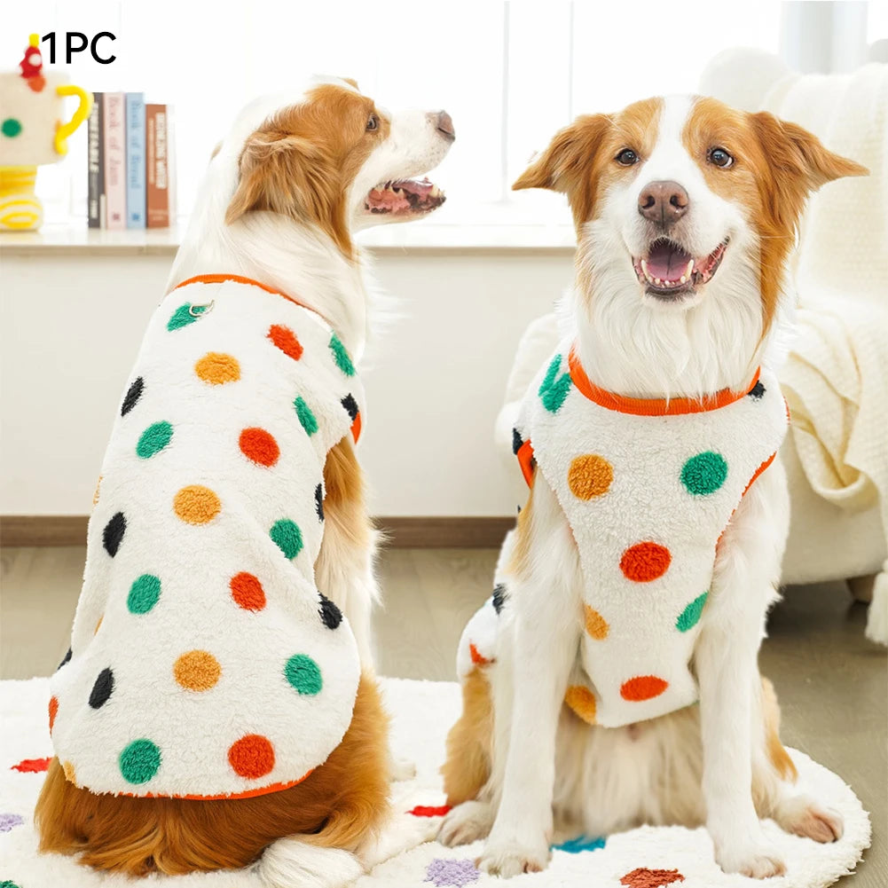 Manteau en Flanelle pour Chien et Chat – Vêtement Chaud pour l’Hiver, du Petit au Grand Gabarit