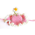 Chapeau fleuri ajustable pour chat et petit chien – Accessoire léger pour photos et occasions spéciales