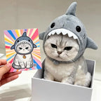 Serre-Tête Requin pour Chat et Chien – Accessoire en Peluche Douce