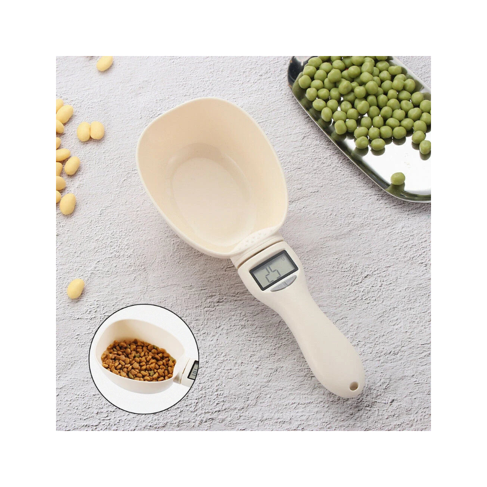 Cuillère doseuse électronique pour croquettes chien et chat – Balance digitale 800 g
