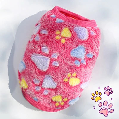 Gilet Polaire pour Petit Chien et Chat – Vêtement Chaud et Doux pour l’Automne et l’Hiver