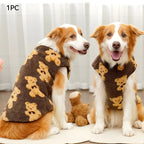 Manteau en Flanelle pour Chien et Chat – Vêtement Chaud pour l’Hiver, du Petit au Grand Gabarit
