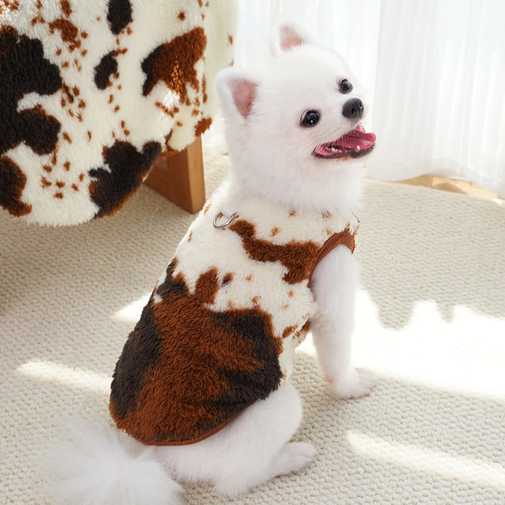 Manteau en Flanelle pour Chien et Chat – Vêtement Chaud pour l’Hiver, du Petit au Grand Gabarit
