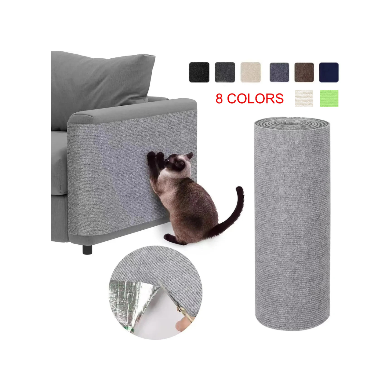 Tapis à Griffer Auto-Adhésif pour Chat
