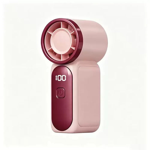 Handheld Mini Fan 5 Speed Adjust Type C Rechargeable Portable Fan Desktop Fan Outdoor Use