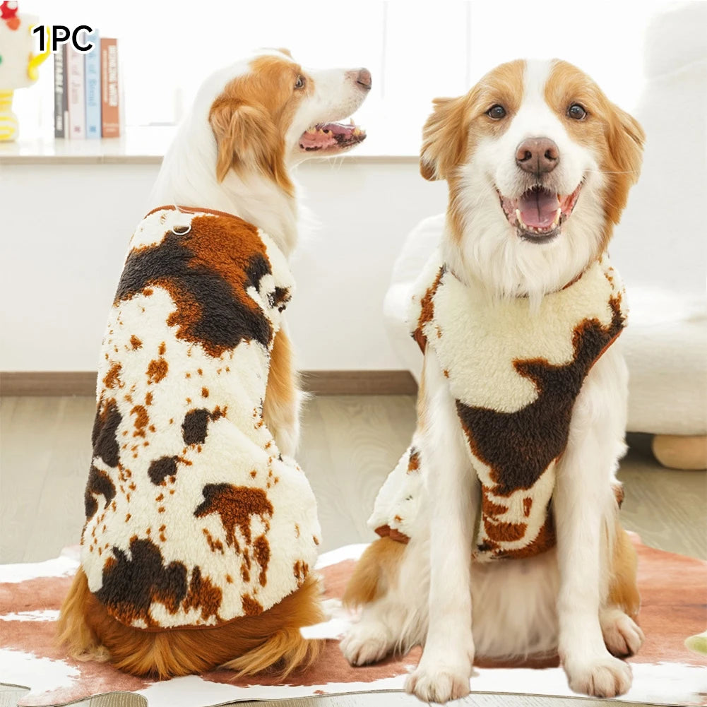 Manteau en Flanelle pour Chien et Chat – Vêtement Chaud pour l’Hiver, du Petit au Grand Gabarit