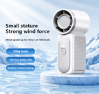 Handheld Mini Fan 5 Speed Adjust Type C Rechargeable Portable Fan Desktop Fan Outdoor Use